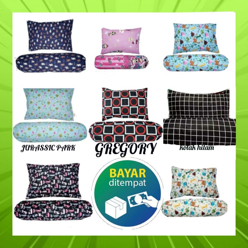 SARUNG BANTAL DAN SARUNG GULING MOTIF KOTAK KOTAK DAN AESTENTIC GROSIR EMILI