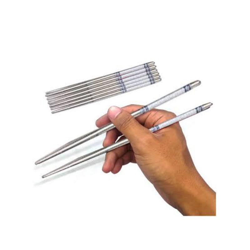 1 pack sumpit mie ayam stainless steel / sumpit korea
