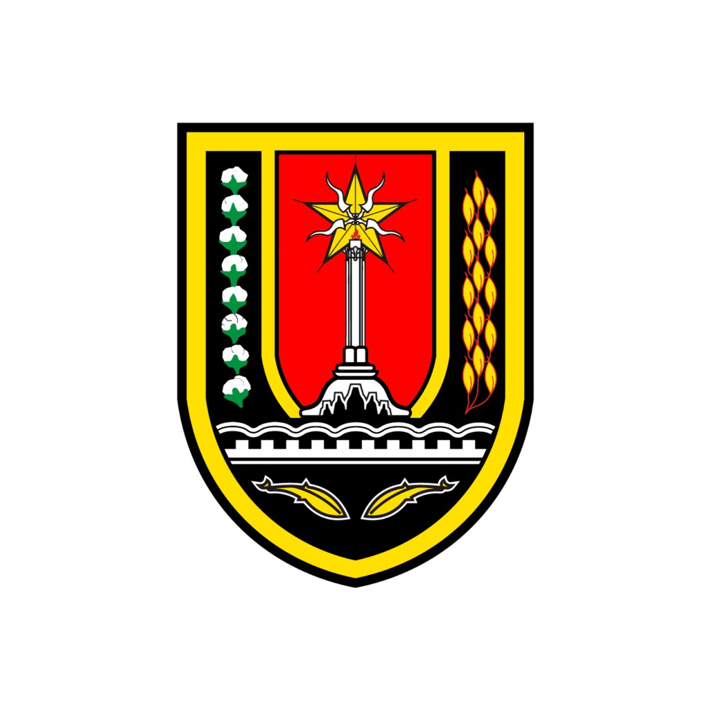 JASA BORDIR - LOGO  KOTA SEMARANG FULL BORDIR