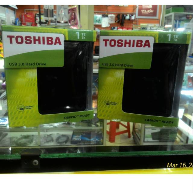 HARDISK EKSTERNAL TOSHIBA ORI KAPASITAS PENYIMPANAN  1TB BARANG BERGARANSI RESMI 1 TAHUN ORIGINA 2,5