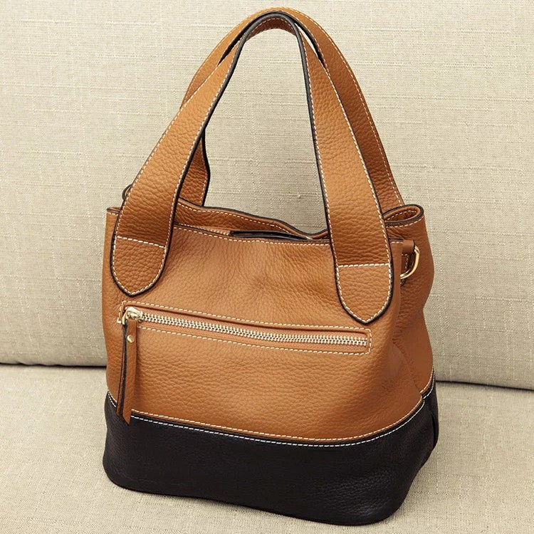 tas wanita branded original kulit asli - tas kulit wanita tote kulit asli garut