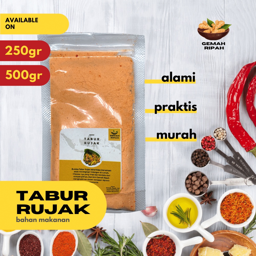 

Tabur Rujak 250gram 500gram 1kg Bumbu Tabur Rujak Bubuk Premium Bumbu Tabur Aneka Rasa Rujak Cireng Rujak Bangkok Rujak Buah Nektar Bumbu Rujak Manis Garam Rujak Garam Buah Rujak Cingur Bumbu Rujak Jambu Kristal Enak Murah Sedap Special