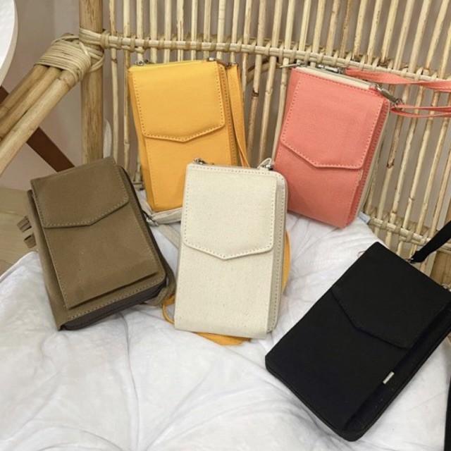 Namini Wallet Canvas Bag Korea / Dompet tas korea