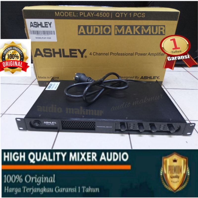 Power Ashley Play 4500 Original /Amplifier power  Ashley 4 Channel play 4500 Original
