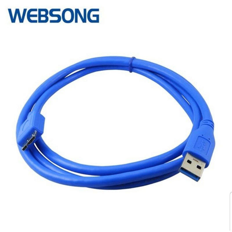 Kabel USB A 3.0 Male to USB Micro B 3.0 Male 1.5M 5Gbps High Quality WEBSONG