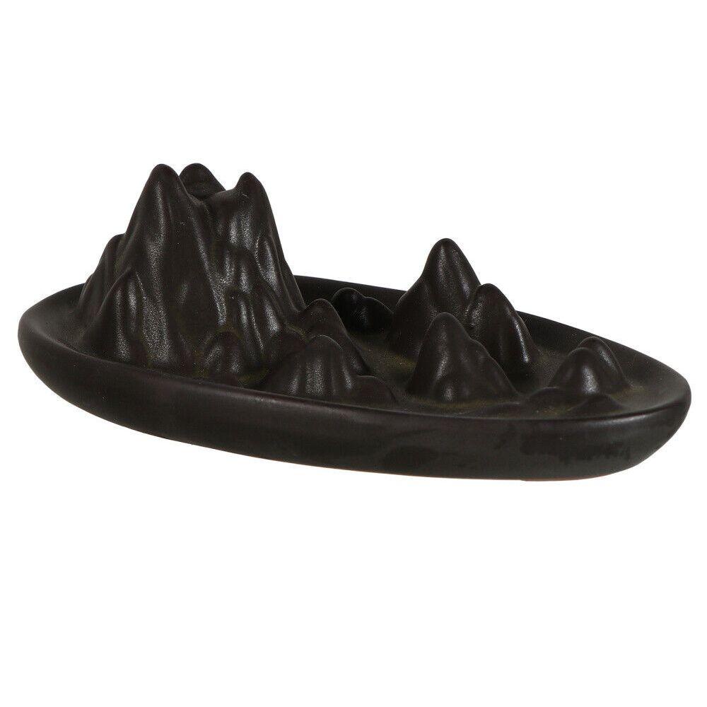 Solighter Backflow Incense Burner Keramik Meditasi Kreatif Tungku Aromaterapi