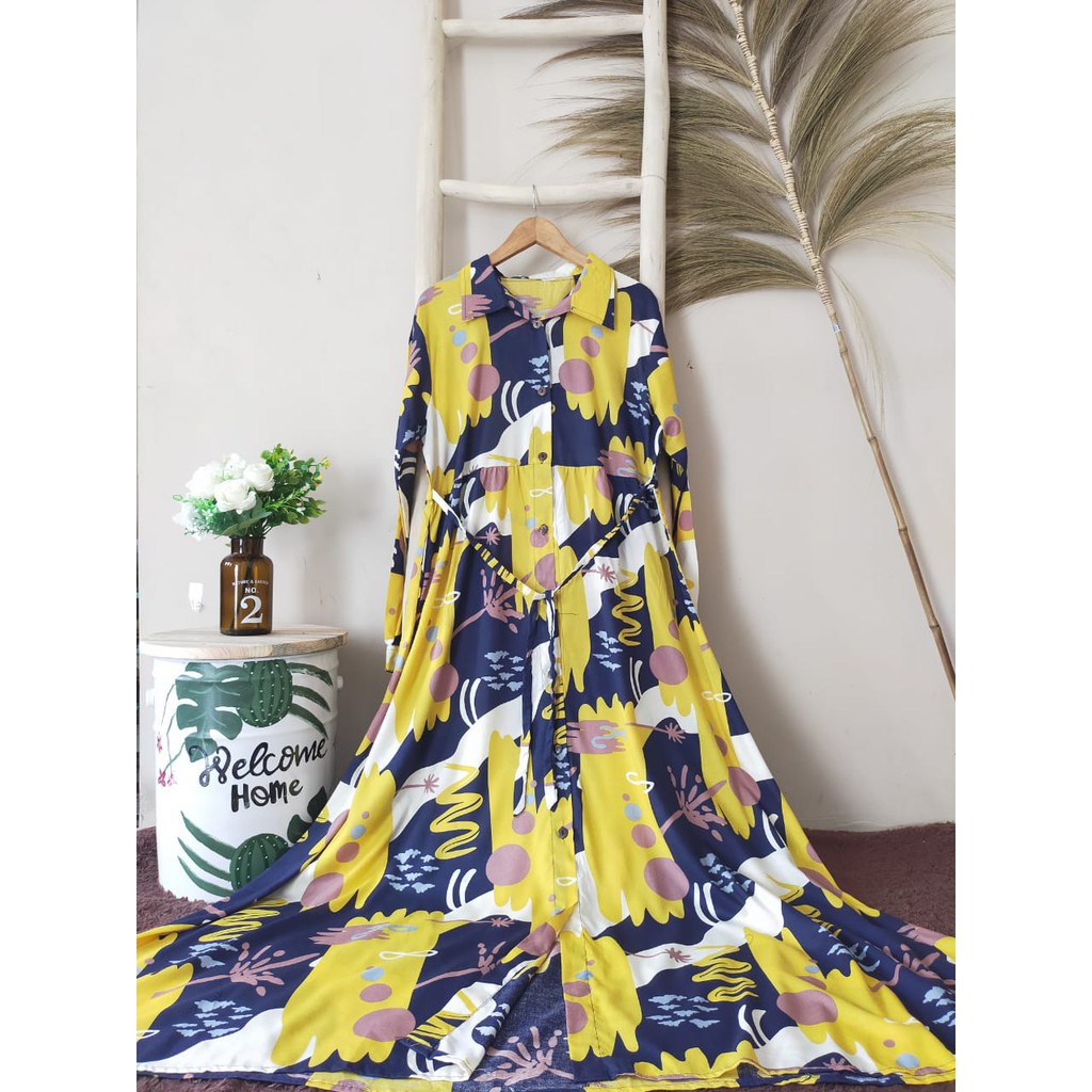 (GAMIS FULL KANCING) PAJAMAS GAMIS FULL KANCING