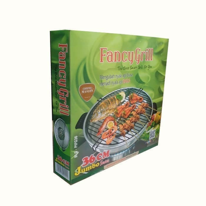 MASPION Fancy Grill 36 cm / Panggangan di Kompor 36cm