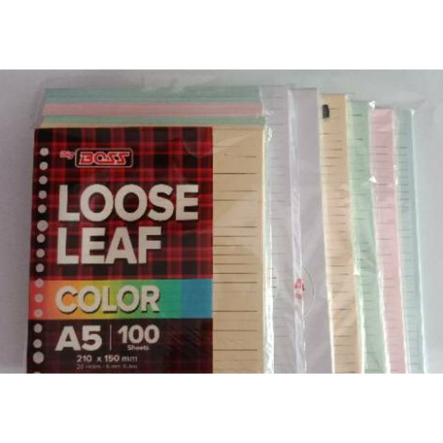 

ISI BINDER bigboss Warna dan Rainbow A5 isi 100 lbr