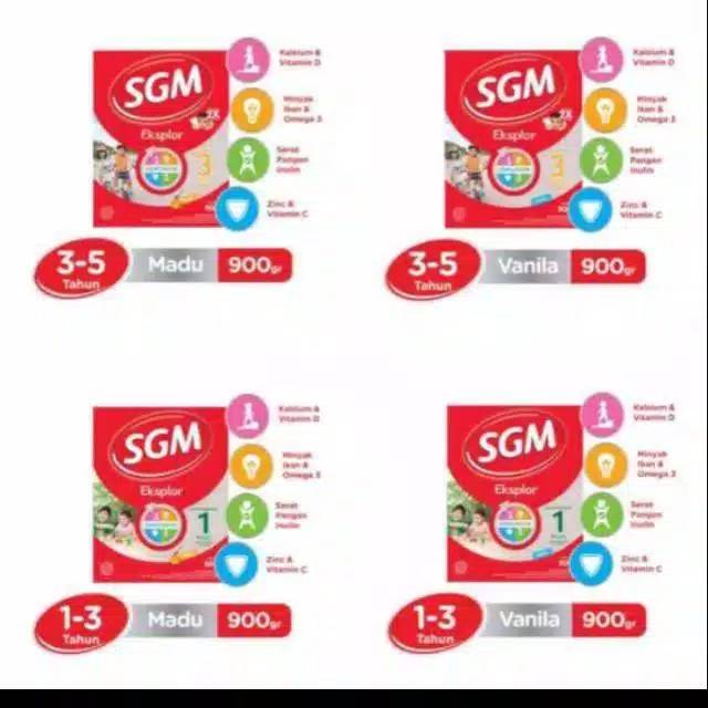SGM EKSPLOR 1 & 3 & 5 900G & SOYA 700G Madu / Vanila