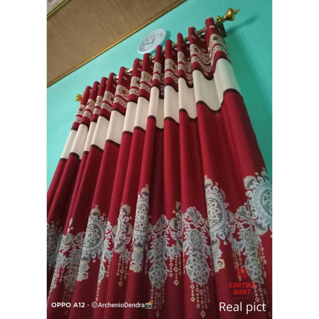 GORDEN SMOKRING TIRAI HORDENG HORDEN GORDYN 12 RING MOTIF BATIK MERAH PUTIH