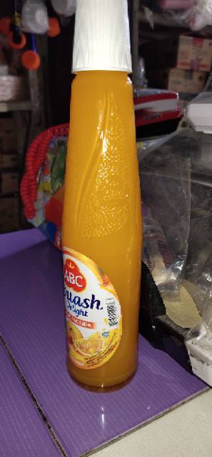 SIRUP ABC /SYRUP SQUASH ORANGE, SATU DUS 12 BTL.SAMEDAY/INSTANT