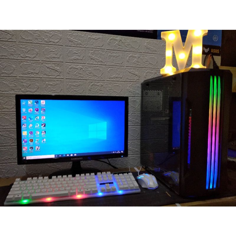 PC FULLSET Core i5/8Gb/R7 2Gb Ddr5/LED 19INC