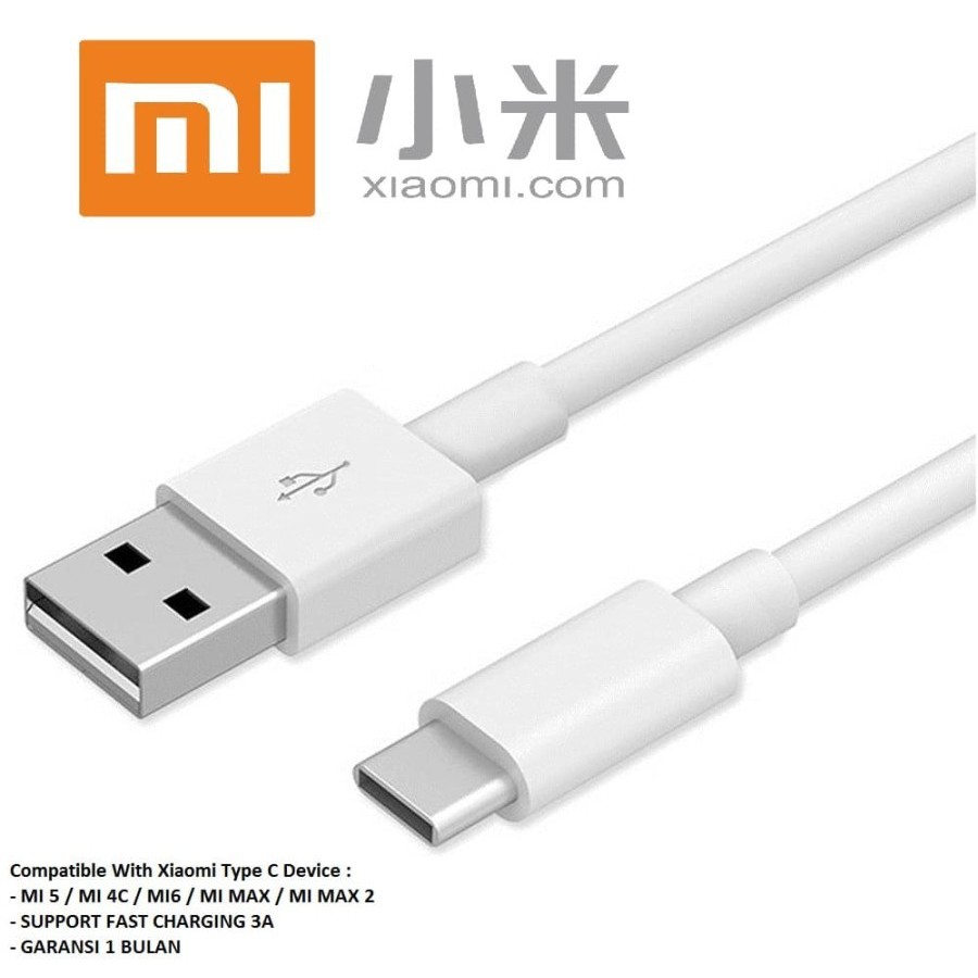 Redmi 9T Kabel Data Type C ORIGINAL XIAOMI USB Cable Tipe C ORI