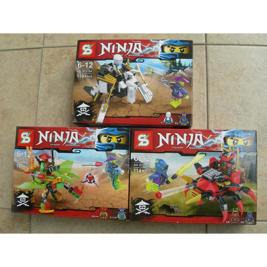 lego sy 235 A-C-D ninjago kendaraan isi3