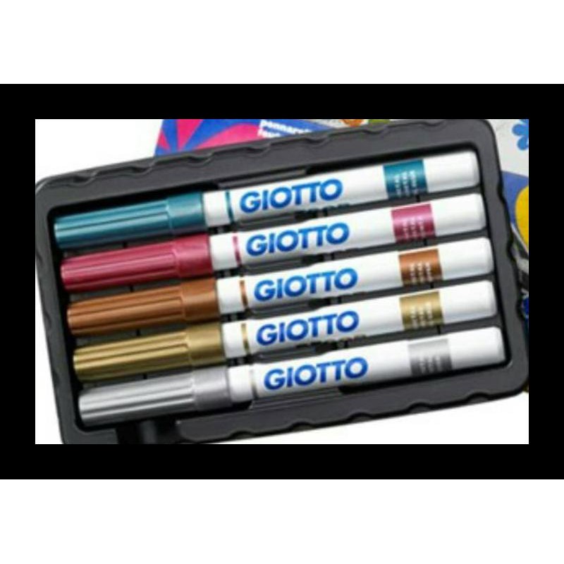 

READY STOK GIOTTO DECOR METAL / SPIDOL PAINT MARKER METALIK PAKET ALAT TULIS MURAH