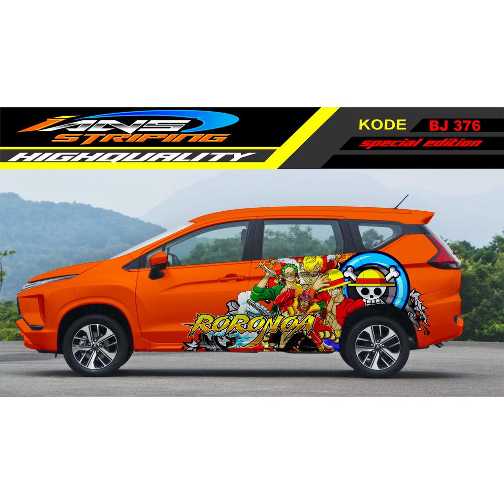 STICKER MOBIL XPANDER / DECAL STICKER MOBIL PAJERO, XENIA, INNOVA / VARIASI STIKER MOBIL ANIME