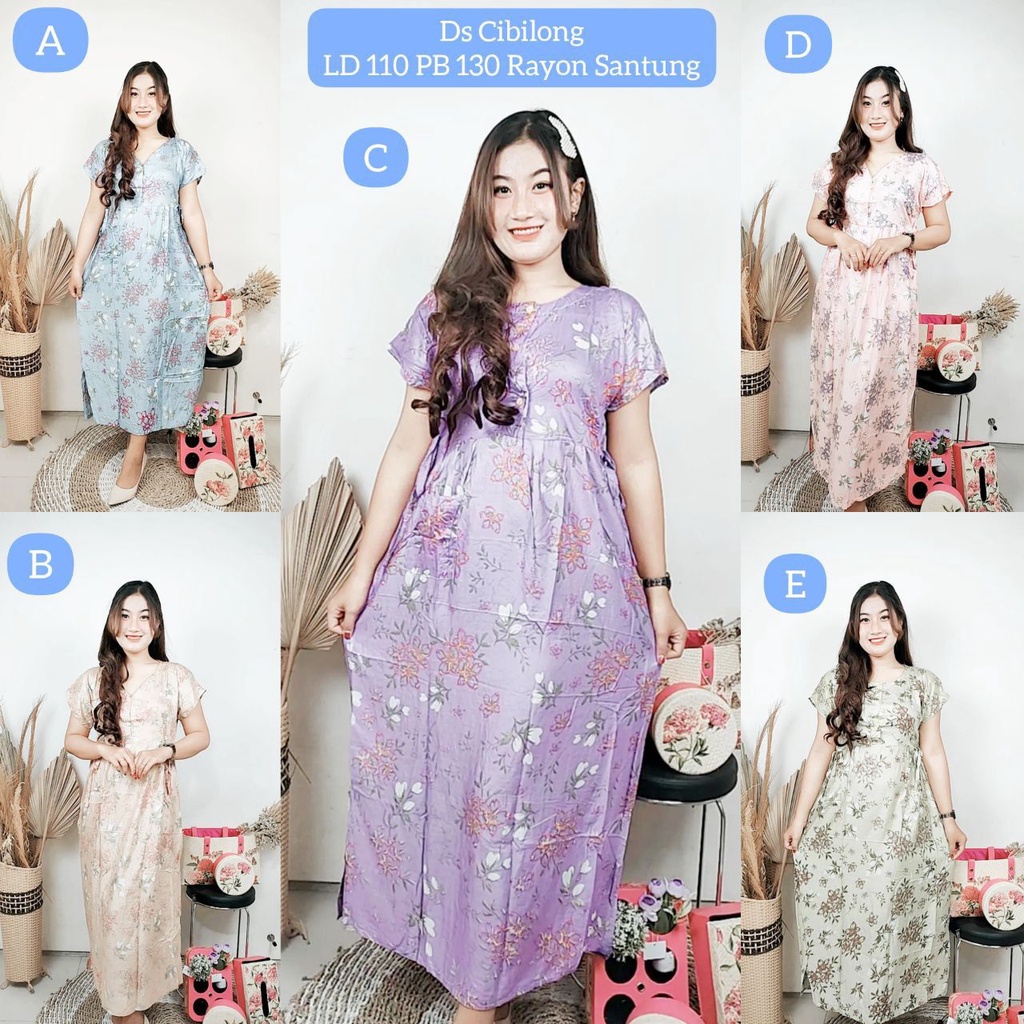 BISA COD DASTER CIBI PANJANG LENGAN PENDEK DASTER BUSUI PANJANG