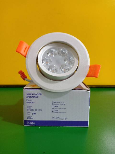 Downlight 5w intech/ lampu downlight 5w