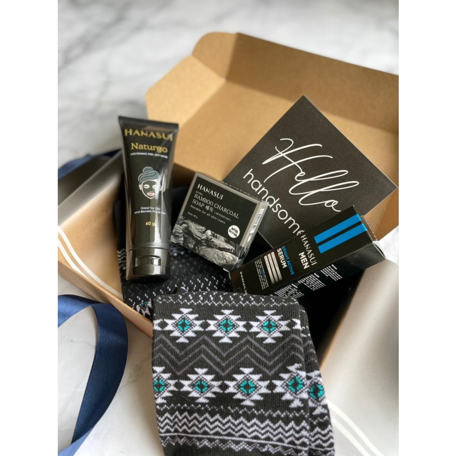 HAMPERS PAKET HANASUI SKINCARE MEN Serum Men