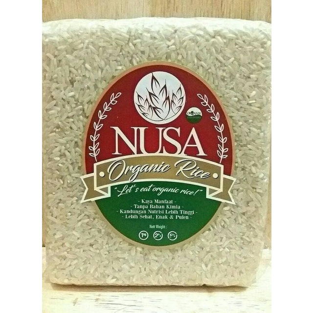 

Beras Putih Long Grain Organik Nusa (Low Ig) 5Kg