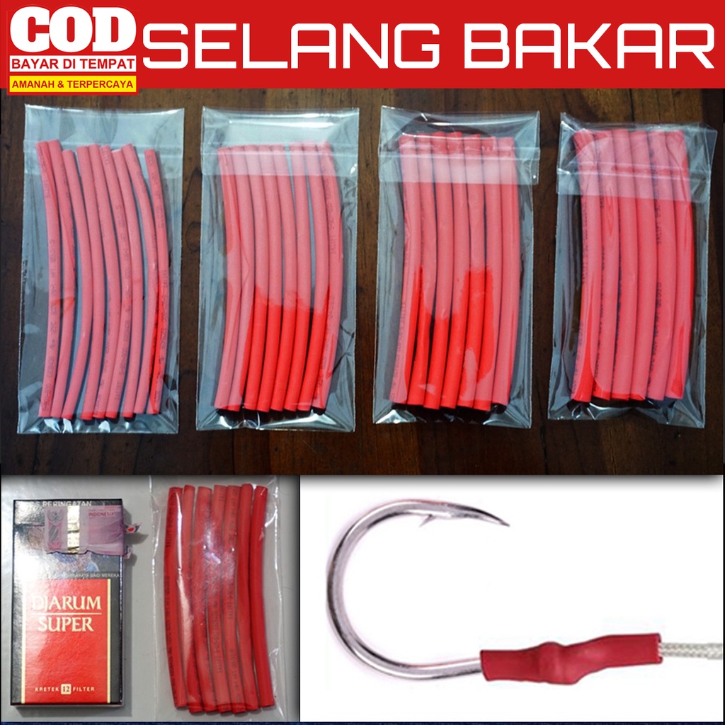 Jual Selongsong Bakar Kabel Heat Shrink Isolasi Selang Ciut Shopee