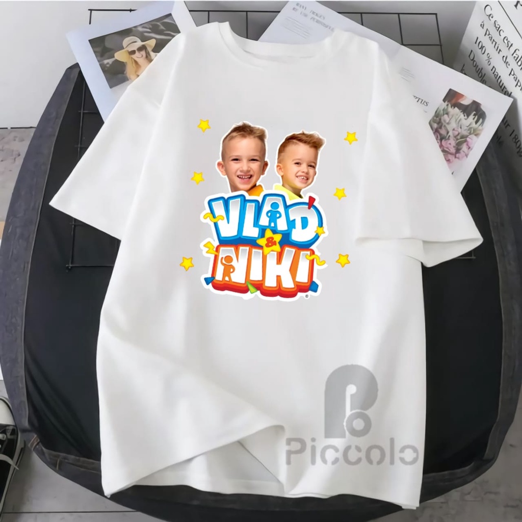 BAJU ANAK KAOS ANAK VILAD END NIKI YOUTUBER ANAK