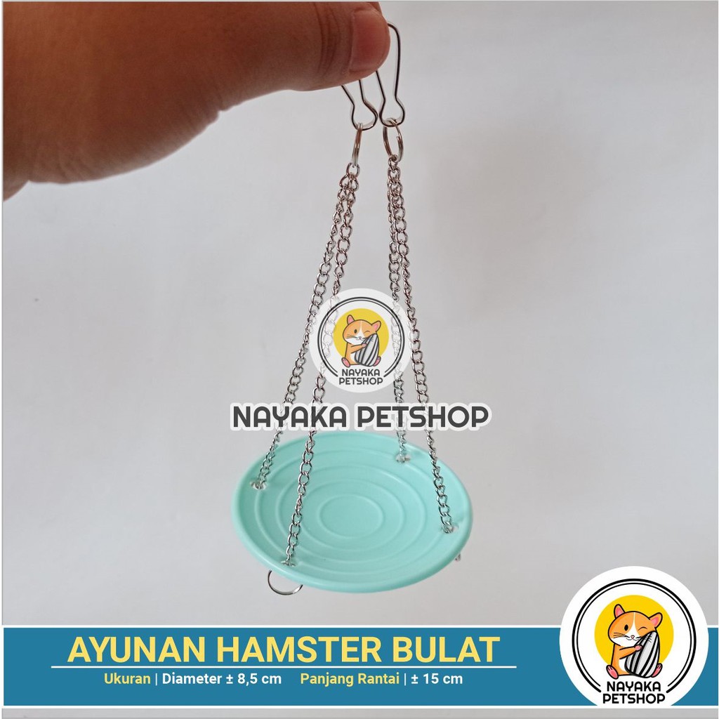 Ayunan Hamster Murah Bulat Mainan Hamster Swing