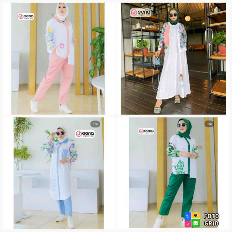 ONE SET JEENA STYLE TERBARU ORIGINAL