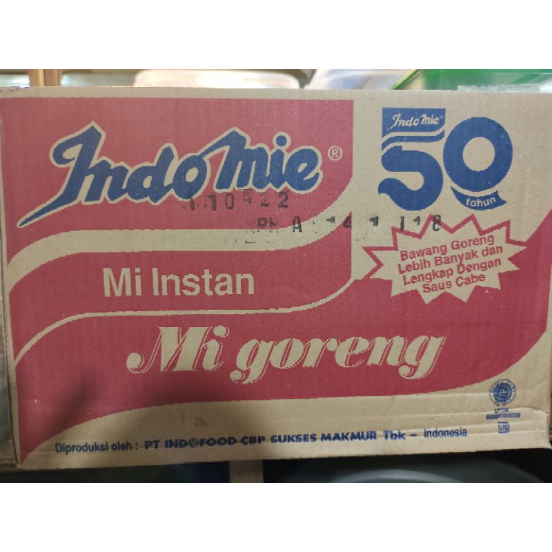 

IndoMie Mi Goreng 1 dus isi 40