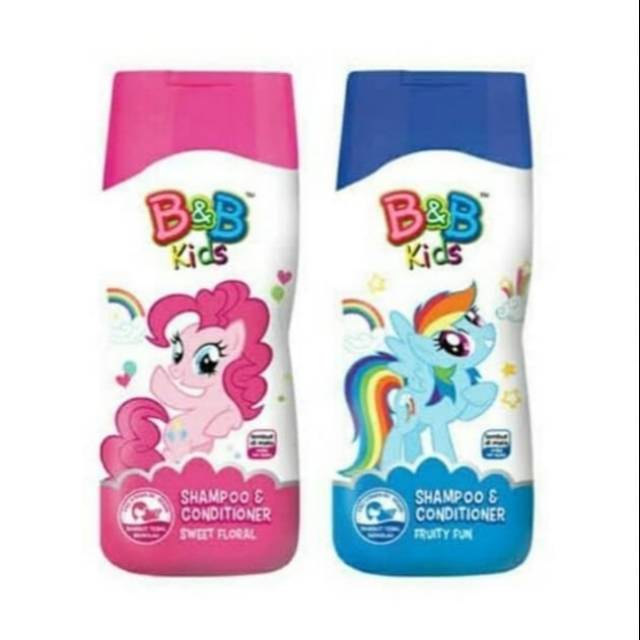 B&amp;B Kids Shampoo &amp; Conditioner 200ml Mix