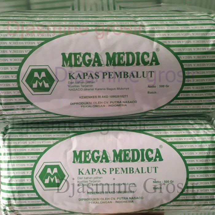 Kapas Pembalut 500 gr | Kapas Gulung 500 gram / Kapan 1/2 Kg (Kapas Kafan 500gr)