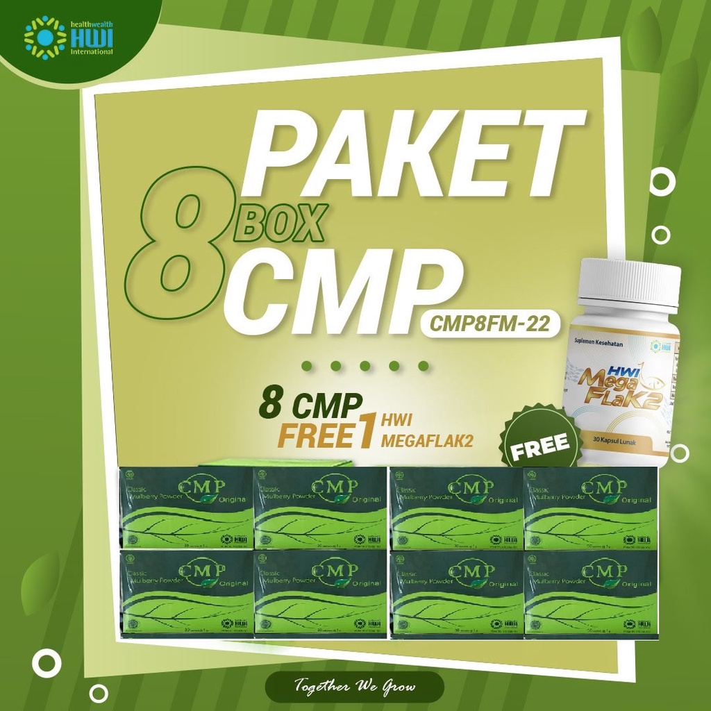 

PAKET 8 BOX CMP ORIGINAL Minuman serbuk +MEGA FLAK2