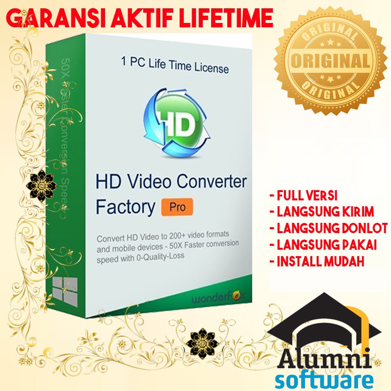 [FULL VERSION] Wonderfox HD Video Converter Factory - GARANSI AKTIVASI