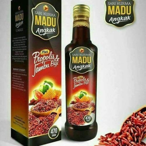 

Madu Angkak sari kurma madu plus propolis jambu biji asli / original