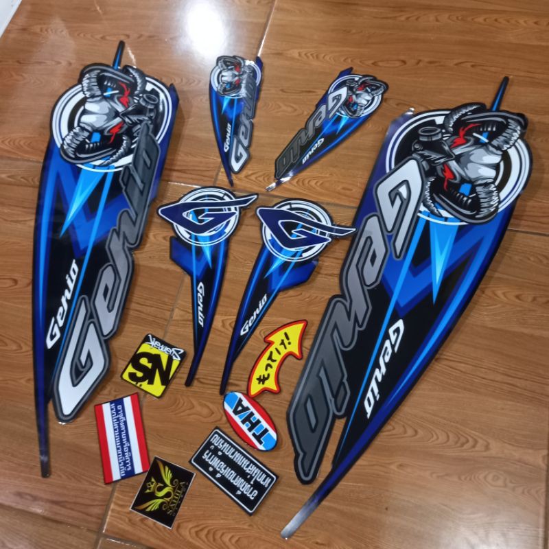 COD STRIPING MOTOR HONDA GENIO VARIASI STRIPING VARIASI HONDA GENIO VARIASI