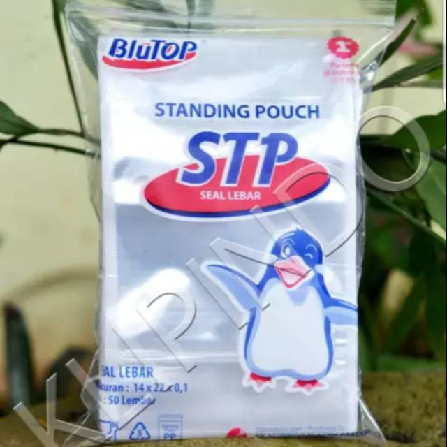 Standing Pouch 9x15 STP Seal Lebar plastik berdiri plastik duduk klip plastik snack tebal berdiri