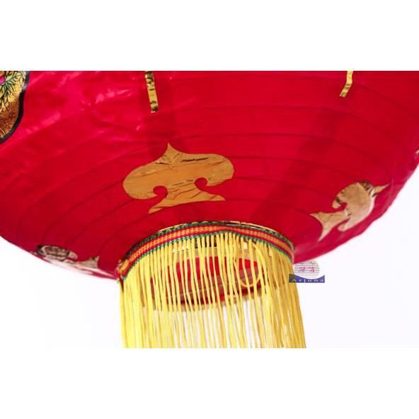 lampion polos kain sutra 20cm 8inch