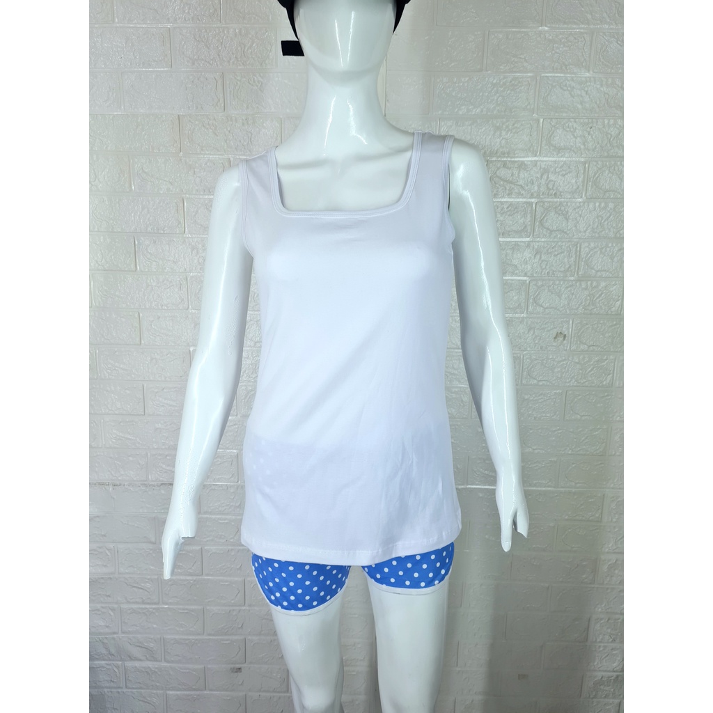 Summer Pants Celana Pendek Wanita - Blue Polkadot Fit to S