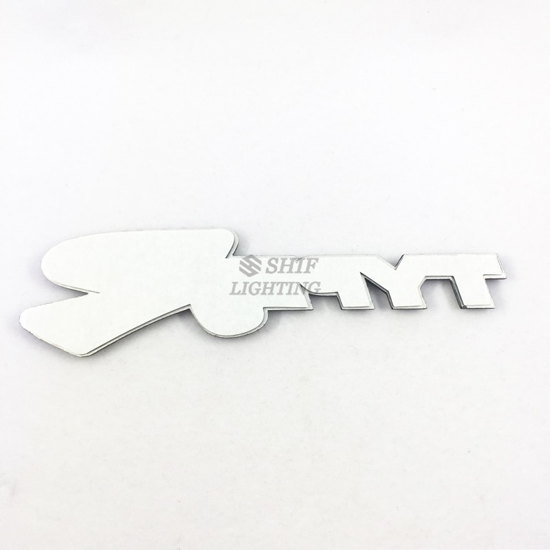 1Pc Stiker Emblem Logo Tipe R Bahan Metal Untuk Bagasi Belakang Mobil