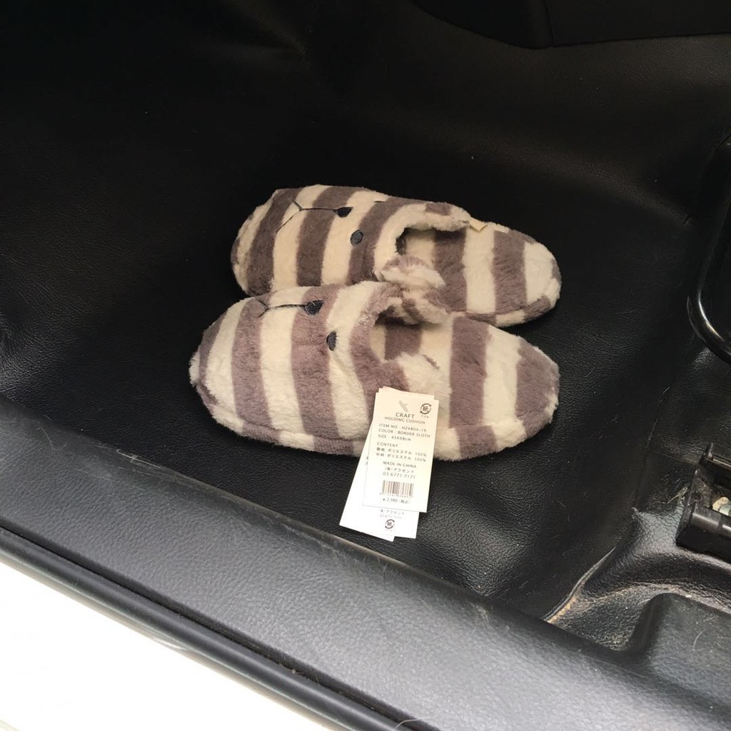 Sandal Cotton Kain bulu Lembut untuk Mobil dan Rumah Lucu