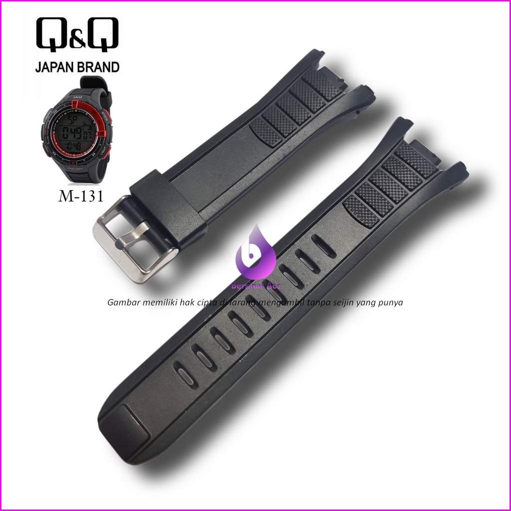 Strap  Tali Jam Tangan Q&amp;Q M131 Black