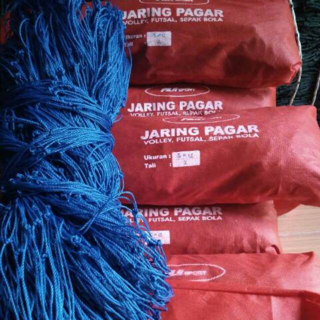 Jaring Pagar Penahan Pengaman Lapangan Bola Voli SepakBola 5x12