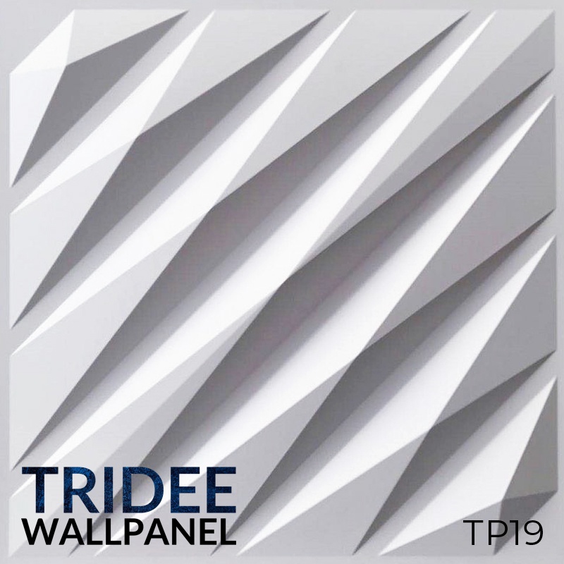 TRIDEE WALLPANEL | WALLPAPER DINDING DEKORASI | WALL PANEL 3D DINDING PVC-TP19 CROSS