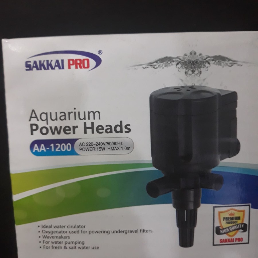 SAKKAI PRO AA-1200 / AA 1200 / Mesin Pompa Aquarium / Kolam / Hidroponik