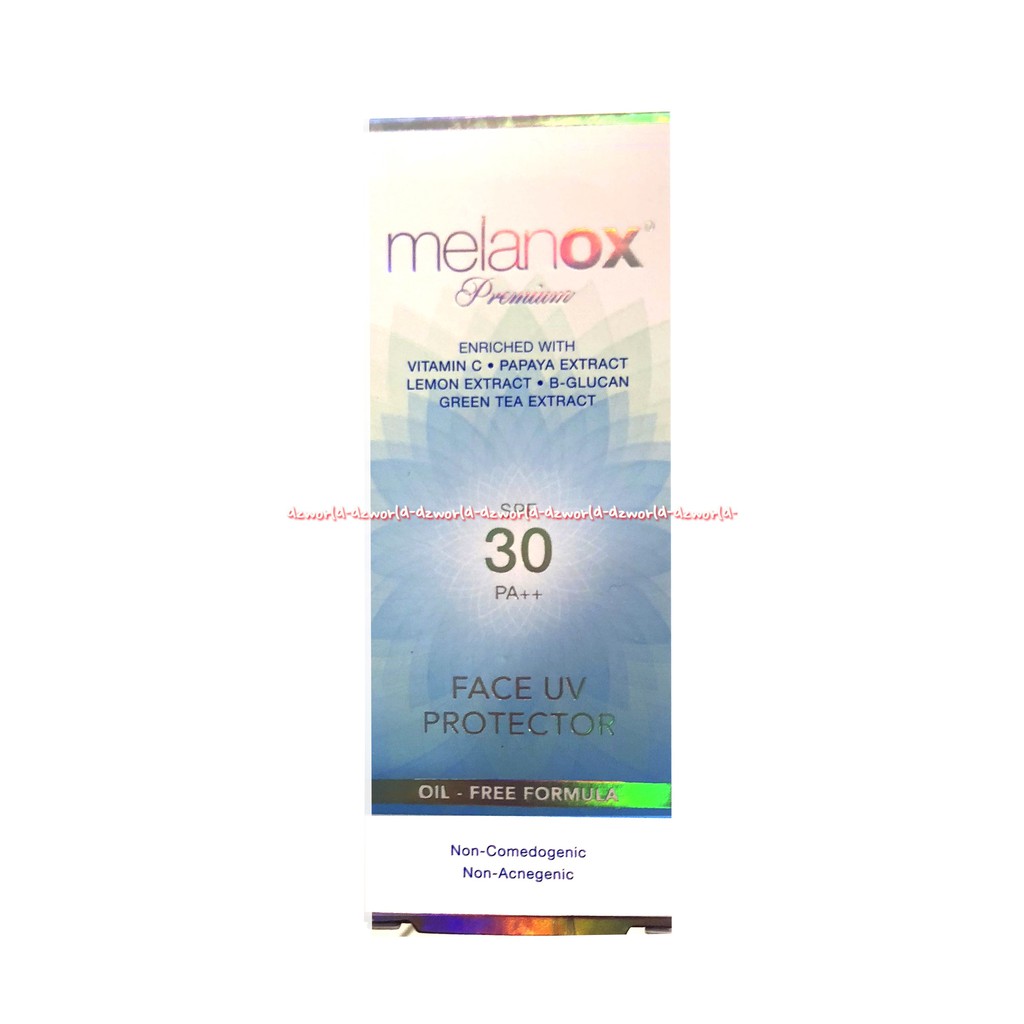 Melanox Premium Face UV Protector SPF 30 Sun Block Wajah 25gr