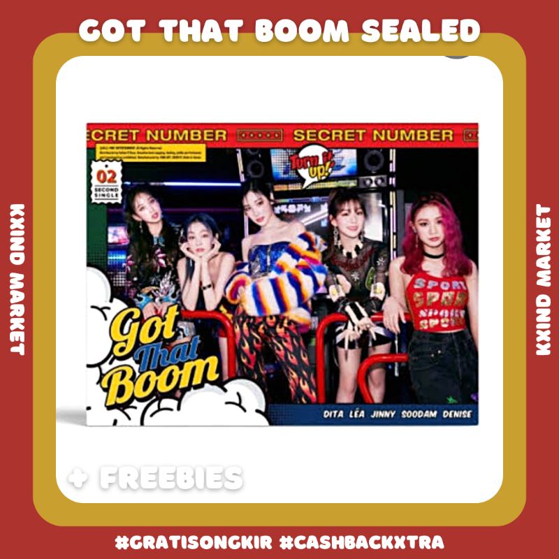 [ SEALED ] Album Got That Boom Secret Number / album Sn / album who dis