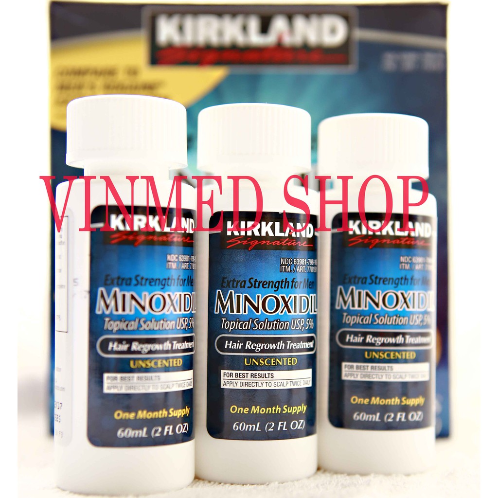 Kirkland Minoxidil+Biotin 10.000mcg@100+Pipet Paket 3 Bulan