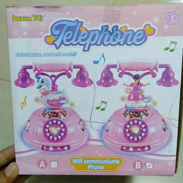 Mainan anak telephone princess