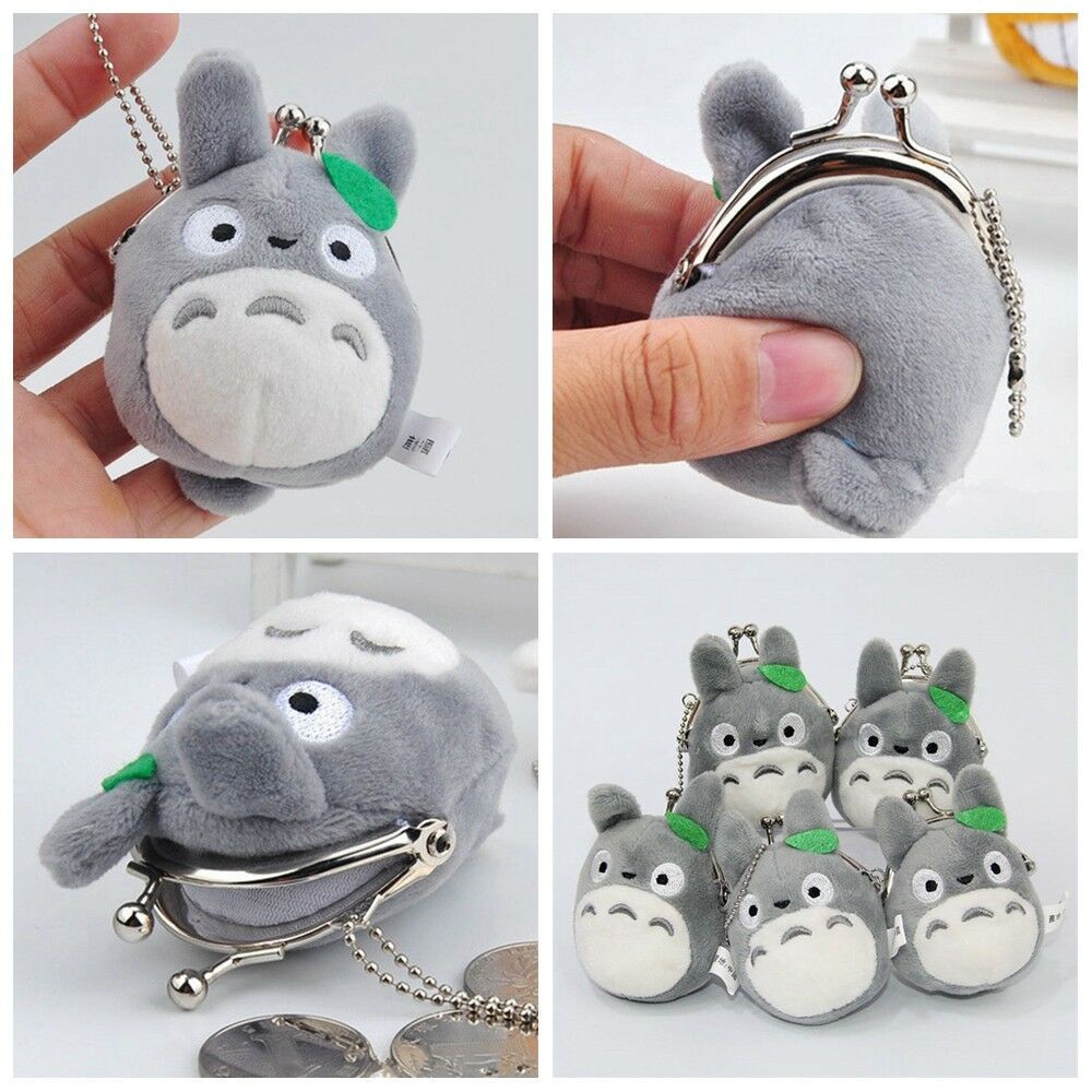 Tetangga Totoro My Left Plush Doll Toy Mini Holder Koin Hadiah Dompet Mainan